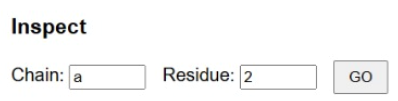Residue inspection interface